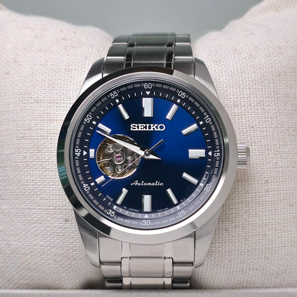 Seiko Automatic "Open Heart" (Esfera Azul)