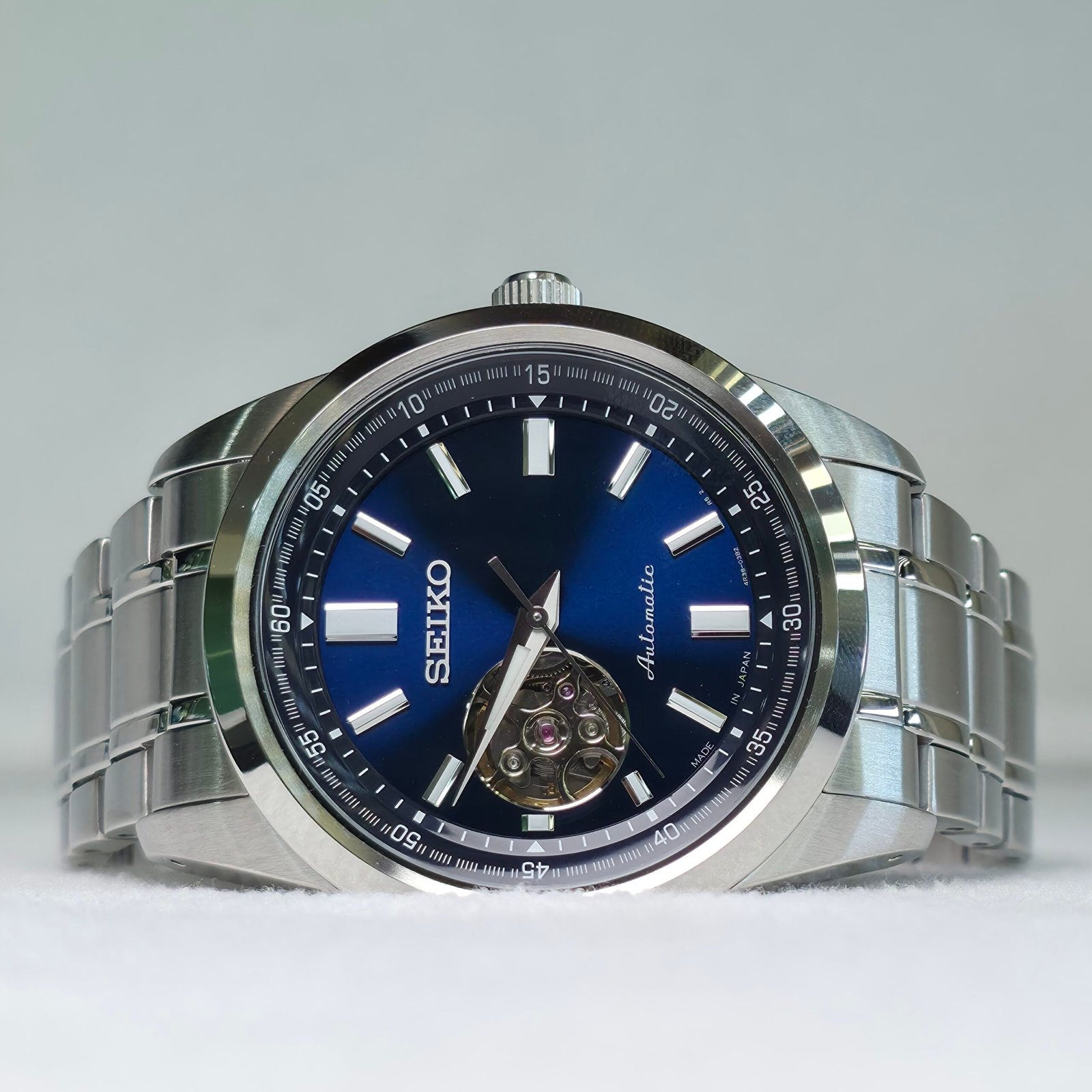 Seiko Automatic "Open Heart" (Esfera Azul) - Imagen 3