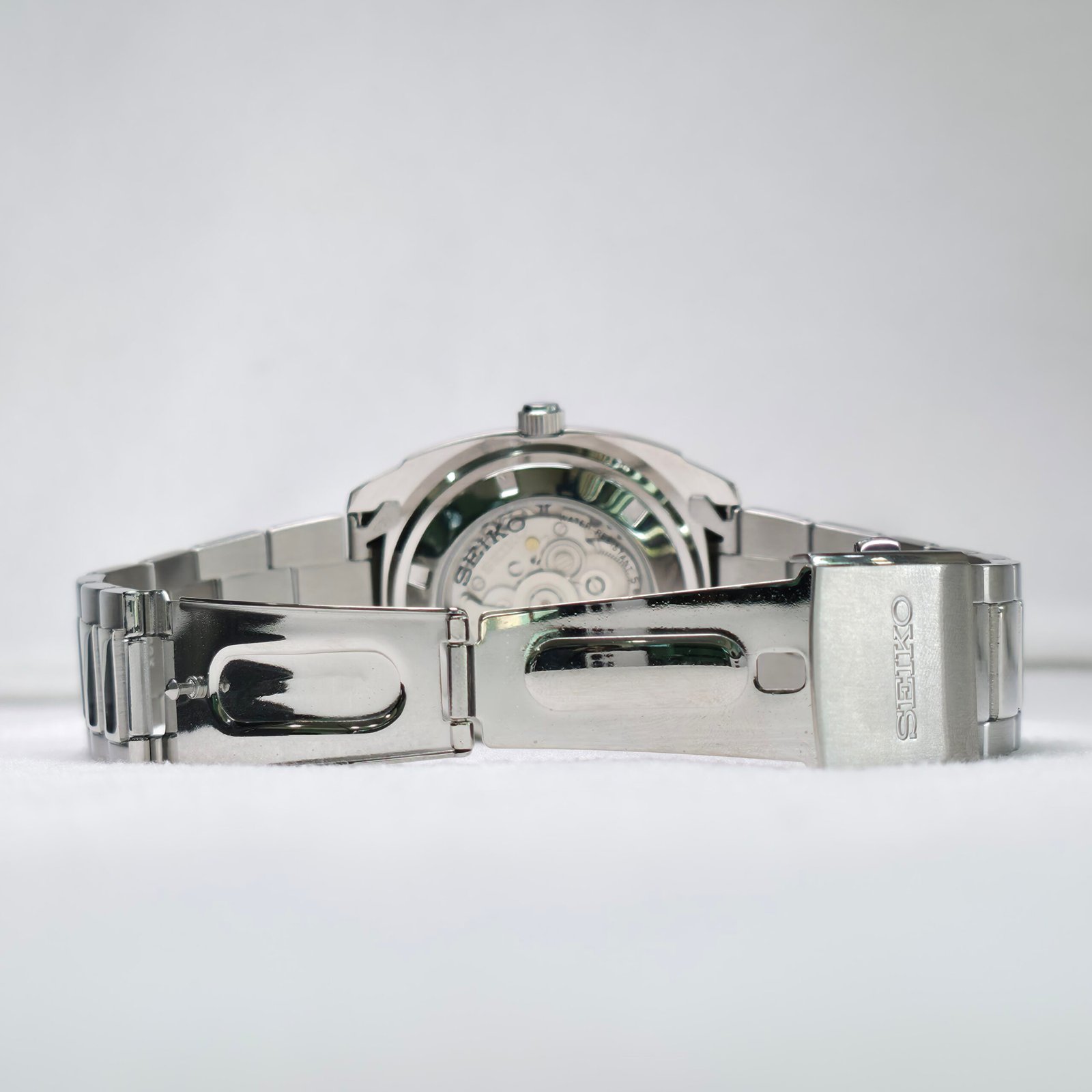 Seiko 5 Automatic (Estilo Vintage Retro / Esfera Verde Esmeralda) - Imagen 8