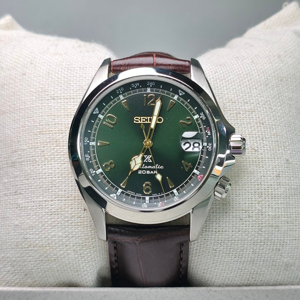 Seiko Prospex Alpinist Classic (Esfera Verde y Correa de Piel)