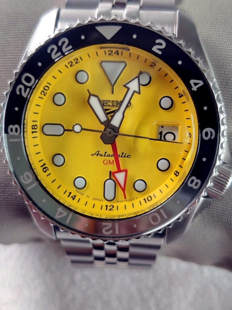 SEIKO 5 GMT SSK Amarillo