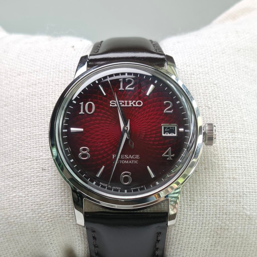 Seiko Presage (Rojo Burdeos)